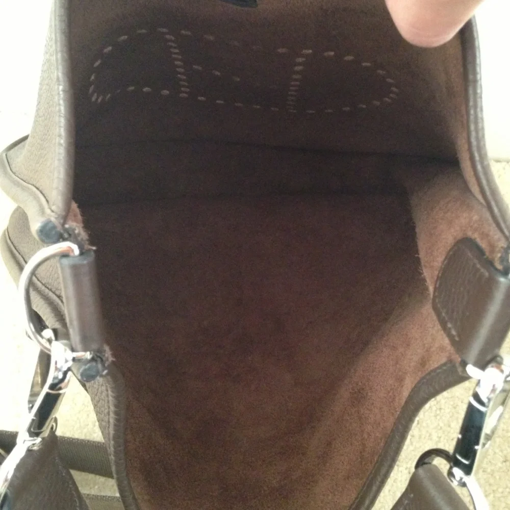 100% HERMES Evelyne III 29 PM in Ebene chocolate brown - Picture 3 of 5